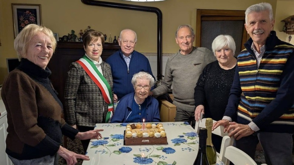 Pogno, festeggiamenti per i 108 anni della signora Maria